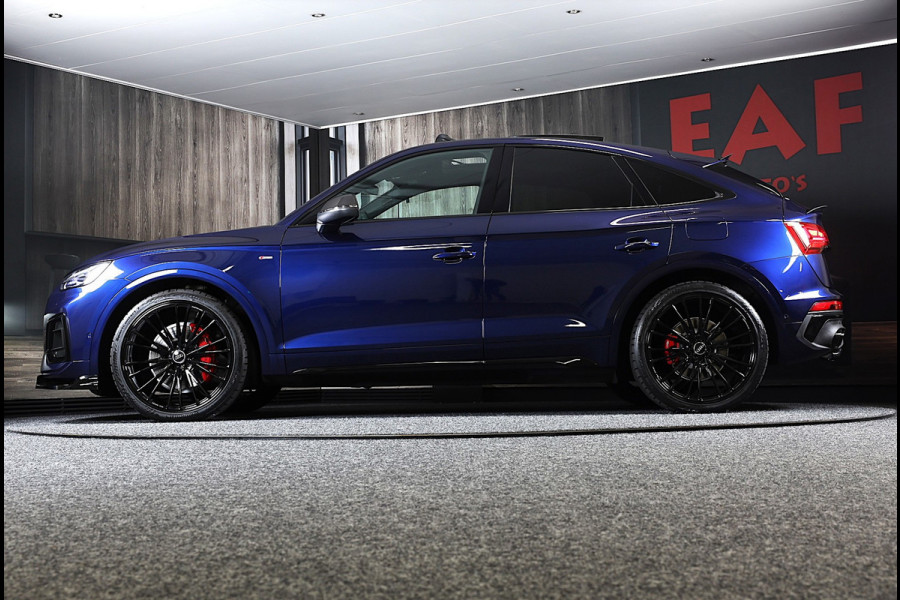 Audi Q5 SPORTBACK 55 TFSI E QUATTRO SQ5 Look / Carbon / Head Up / 360 Camera / Memory / Elek Stoelen / Open Pano / Matrix / 22 In
