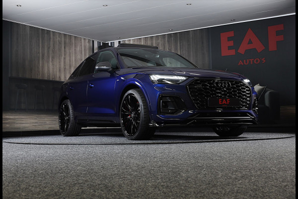 Audi Q5 SPORTBACK 55 TFSI E QUATTRO SQ5 Look / Carbon / Head Up / 360 Camera / Memory / Elek Stoelen / Open Pano / Matrix / 22 In