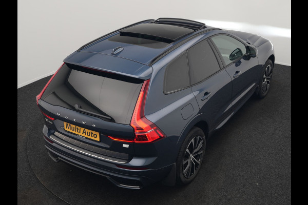 Volvo XC60 T6 AWD Ultimate Dark LONG RANGE Plug In Hybrid 350pk Dealer O.H. PHEV | Trekhaak Af Fabriek | Panodak | Adaptive Cruise | 360 Camera | Harman / Kardon | Lederen Sportstoelen Memory & Verwarmd | Google Assistent | Apple Carplay | Keyless | Stuur Verwarmd |