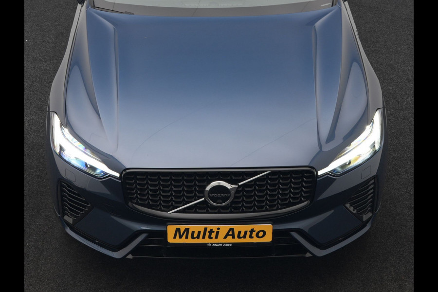 Volvo XC60 T6 AWD Ultimate Dark LONG RANGE Plug In Hybrid 350pk Dealer O.H. PHEV | Trekhaak Af Fabriek | Panodak | Adaptive Cruise | 360 Camera | Harman / Kardon | Lederen Sportstoelen Memory & Verwarmd | Google Assistent | Apple Carplay | Keyless | Stuur Verwarmd |