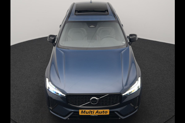 Volvo XC60 T6 AWD Ultimate Dark LONG RANGE Plug In Hybrid 350pk Dealer O.H. PHEV | Trekhaak Af Fabriek | Panodak | Adaptive Cruise | 360 Camera | Harman / Kardon | Lederen Sportstoelen Memory & Verwarmd | Google Assistent | Apple Carplay | Keyless | Stuur Verwarmd |