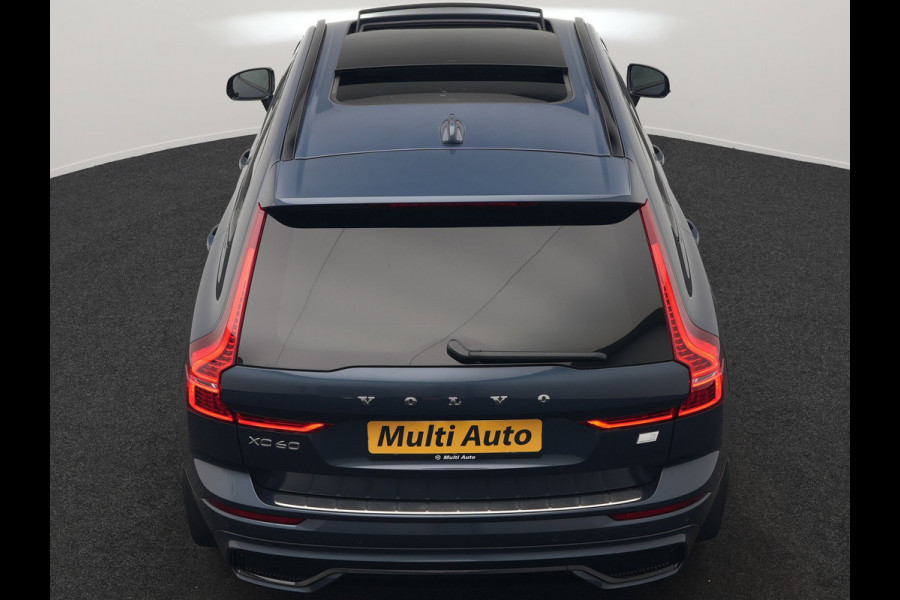 Volvo XC60 T6 AWD Ultimate Dark LONG RANGE Plug In Hybrid 350pk Dealer O.H. PHEV | Trekhaak Af Fabriek | Panodak | Adaptive Cruise | 360 Camera | Harman / Kardon | Lederen Sportstoelen Memory & Verwarmd | Google Assistent | Apple Carplay | Keyless | Stuur Verwarmd |