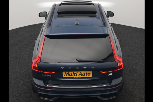 Volvo XC60 T6 AWD Ultimate Dark LONG RANGE Plug In Hybrid 350pk Dealer O.H. PHEV | Trekhaak Af Fabriek | Panodak | Adaptive Cruise | 360 Camera | Harman / Kardon | Lederen Sportstoelen Memory & Verwarmd | Google Assistent | Apple Carplay | Keyless | Stuur Verwarmd |