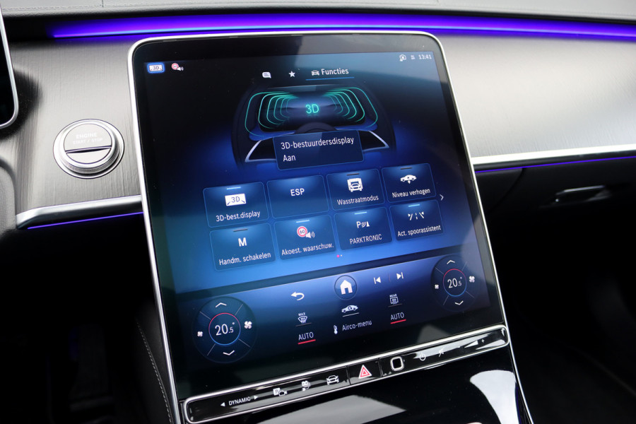 Mercedes-Benz S-Klasse 580 e 4MATIC Lang | Airmatic | Distronic+ | Memory | Panoramadak | Burmester | Soft-Close | 3D-Display | Nappa Leder | Surround Camera | Keyless Go | Augmented Reality |