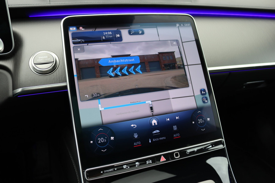 Mercedes-Benz S-Klasse 580 e 4MATIC Lang | Airmatic | Distronic+ | Memory | Panoramadak | Burmester | Soft-Close | 3D-Display | Nappa Leder | Surround Camera | Keyless Go | Augmented Reality |