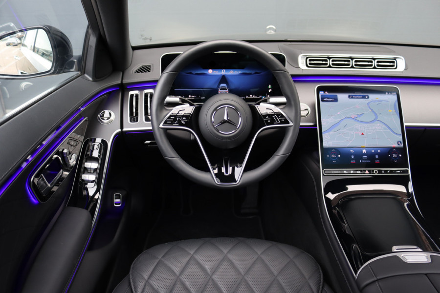 Mercedes-Benz S-Klasse 580 e 4MATIC Lang | Airmatic | Distronic+ | Memory | Panoramadak | Burmester | Soft-Close | 3D-Display | Nappa Leder | Surround Camera | Keyless Go | Augmented Reality |