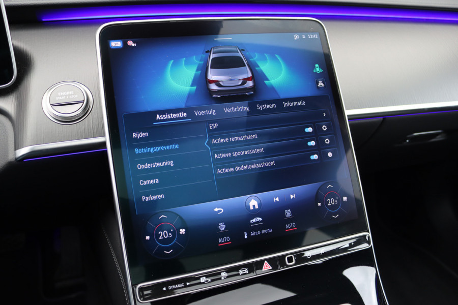 Mercedes-Benz S-Klasse 580 e 4MATIC Lang | Airmatic | Distronic+ | Memory | Panoramadak | Burmester | Soft-Close | 3D-Display | Nappa Leder | Surround Camera | Keyless Go | Augmented Reality |