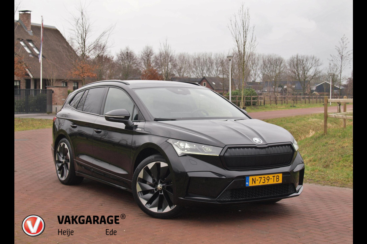 Škoda ENYAQ iV 80 Sportline | SOH 93% | Camera | Trekhaak | Sfeerverlichting | Sportstoelen | Cruise Control |