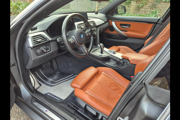 BMW 4 Serie 420i Gran Coupé M Sport Individual MAT Grey Orig BMW Performance 20inch Apple CarPlay High Executive BTW AUTO