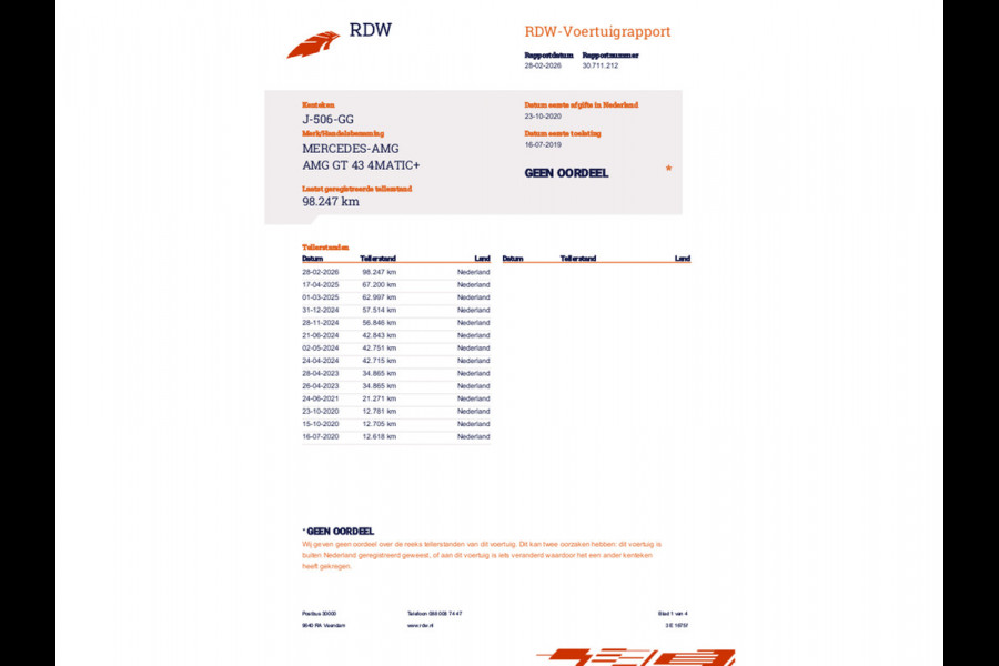 Mercedes-Benz AMG GT43 4MATIC+ Burmester|Massage|Schuifdak|HUD|360Cam|Premium Plus