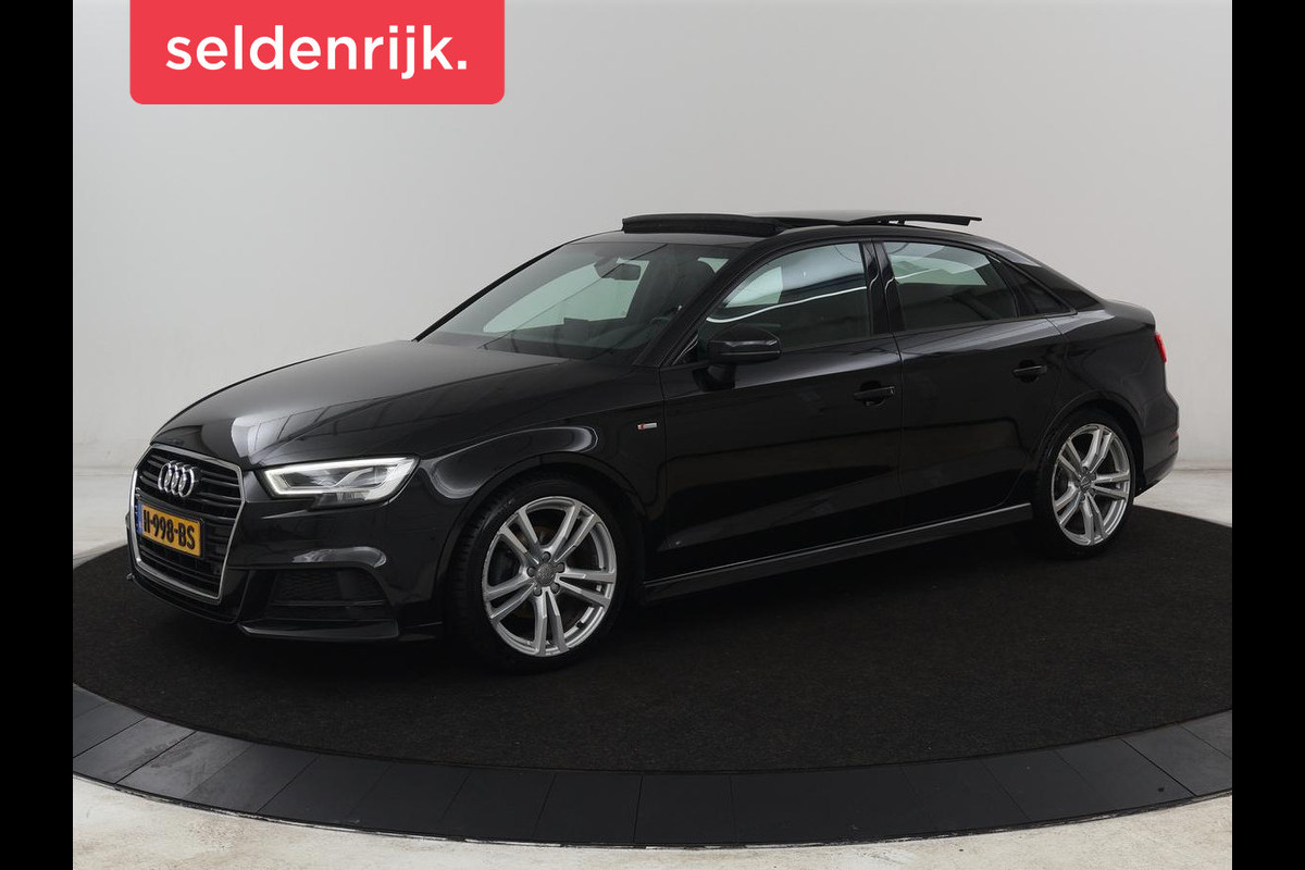 Audi A3 35 TFSI Advance Sport | Panoramadak | S-Line | Stoelverwarming | Half leder | Carplay | Virtual Cockpit | Navigatie | Cruise control | Full LED | DAB | Sportstoelen | Parkeerhulp