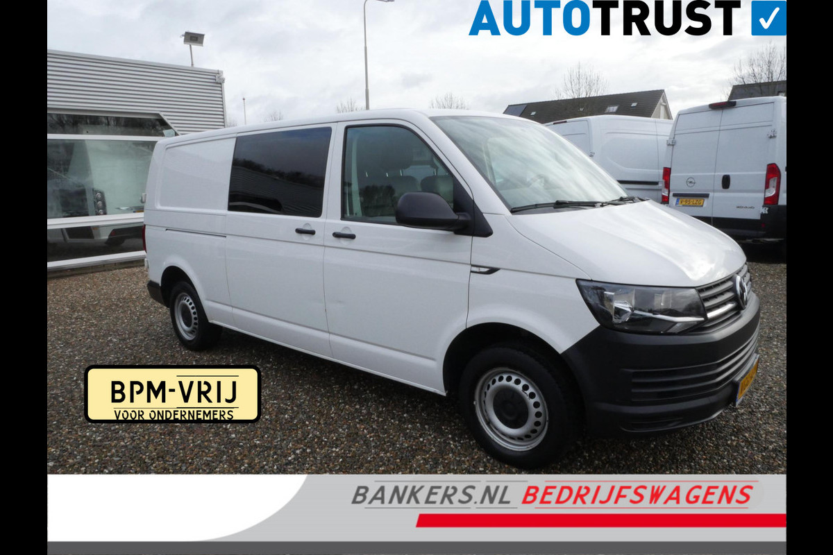 Volkswagen Transporter 2.0 TDI 85PK, L2H1, Dubbel Cabine, Airco