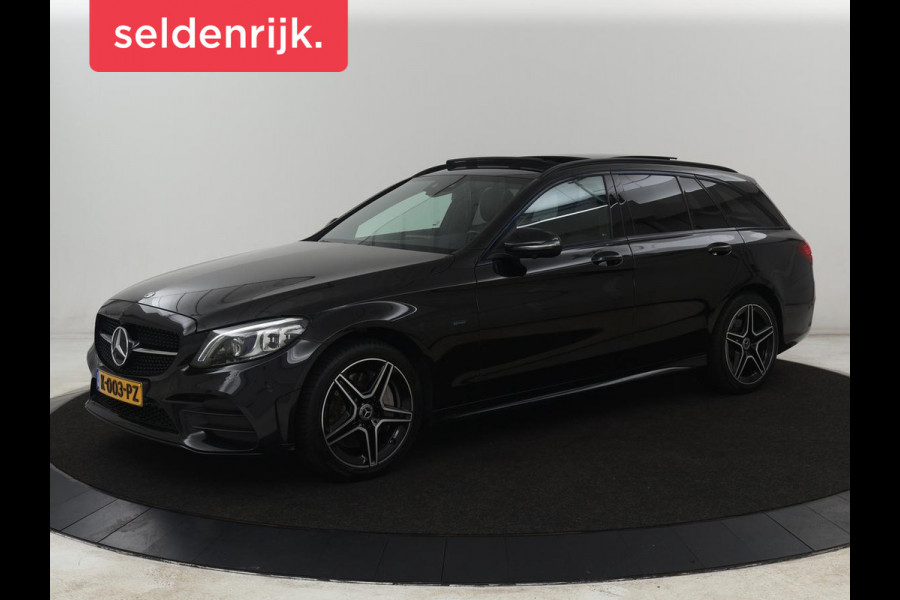 Mercedes-Benz C-Klasse 300e AMG Limited | Panoramadak | 360 Camera | Stoelverwarming | Trekhaak | Carplay | Leder/Alcantara | Sfeerverlichting | Navigatie | Cruise control | Park Assist |