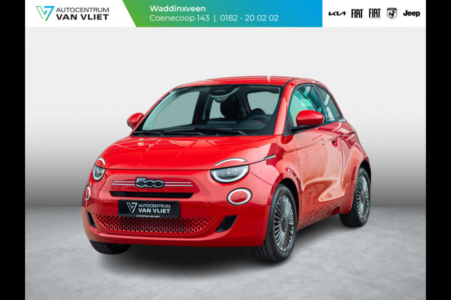 Fiat 500 Hybrid Torino Launch Edition | Private Lease € 379,- | New | Clima | Carplay | PDC | Priv Glass | Rosso Passione