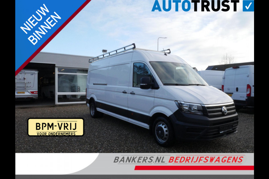 Volkswagen Crafter 2.0TDI 177PK, L4H2, Dubbel lucht, DSG, Airco, Trekhaak 3.500 KG