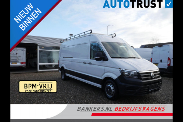 Volkswagen Crafter 2.0TDI 177PK, L4H2, Dubbel lucht, DSG, Airco, Trekhaak 3.500 KG