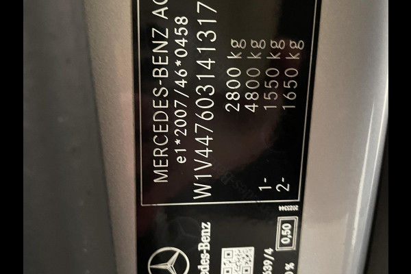 Mercedes-Benz Vito 114 CDI Lang Automaat Airco Cruise control Apple Carplay/ Android Auto