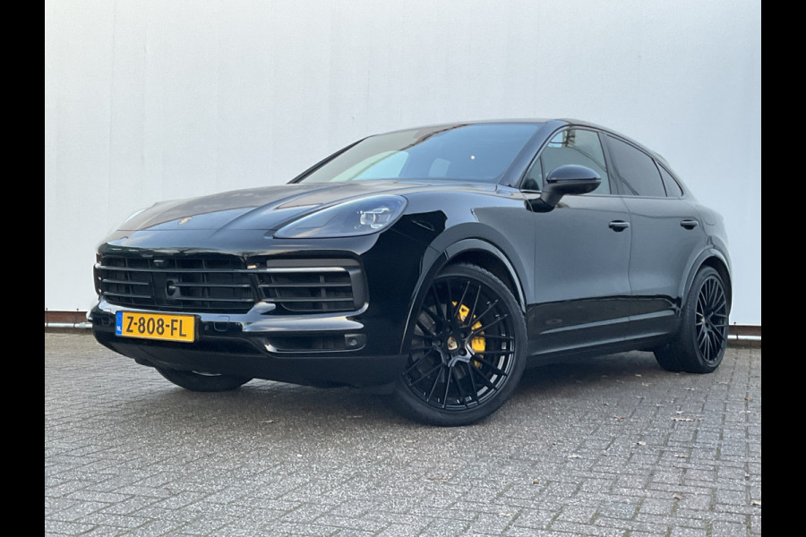 Porsche Cayenne Coupé 3.0 E-Hybrid PHEV 360° Pano SportChrono Luchtvering Bose Carplay Leer Memory UITSTRALING!