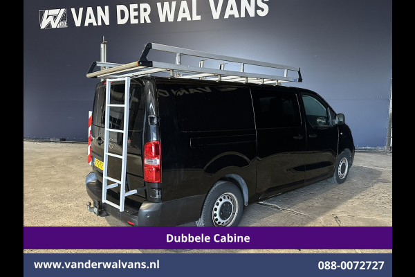 Opel Vivaro 2.0 CDTI 123pk L3H1 Glasresteel Dubbele cabine Euro6 Airco | 5-Zits | Camera | Navigatie | Apple Carplay Android Auto, Cruisecontrol, 2500kg Trekhaak, Parkeersensoren