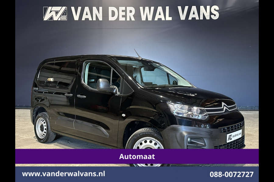 Citroën Berlingo 1.5 BlueHDI 131pk Automaat L1H1 Euro6 Airco | 3-Zits | Navigatie | Apple Carplay Android Auto, Cruisecontrol, Parkeersensoren, Bijrijdersbank