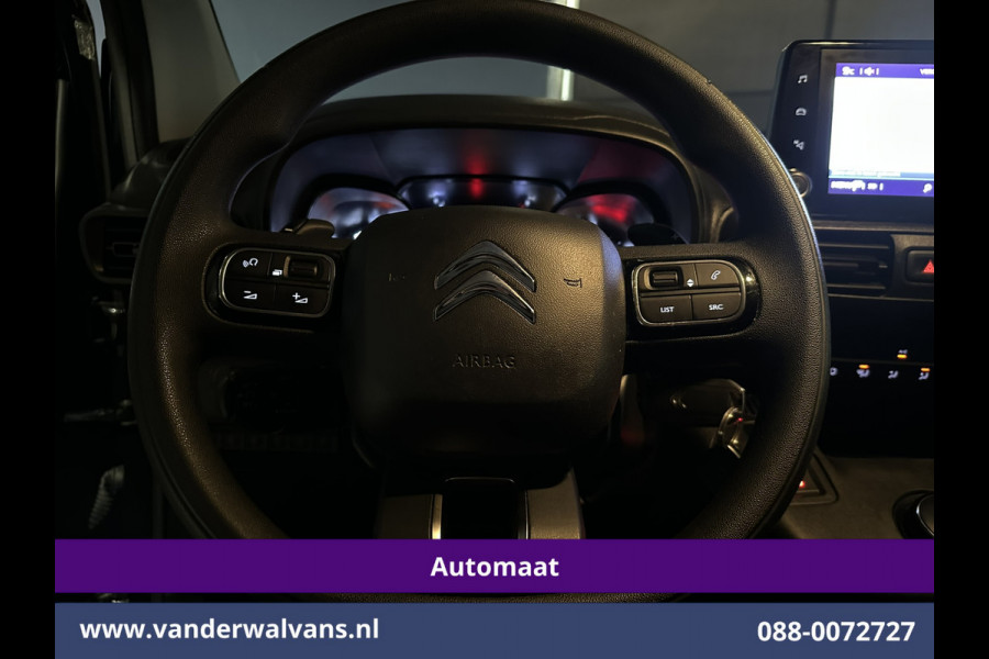 Citroën Berlingo 1.5 BlueHDI 131pk Automaat L1H1 Euro6 Airco | 3-Zits | Navigatie | Apple Carplay Android Auto, Cruisecontrol, Parkeersensoren, Bijrijdersbank