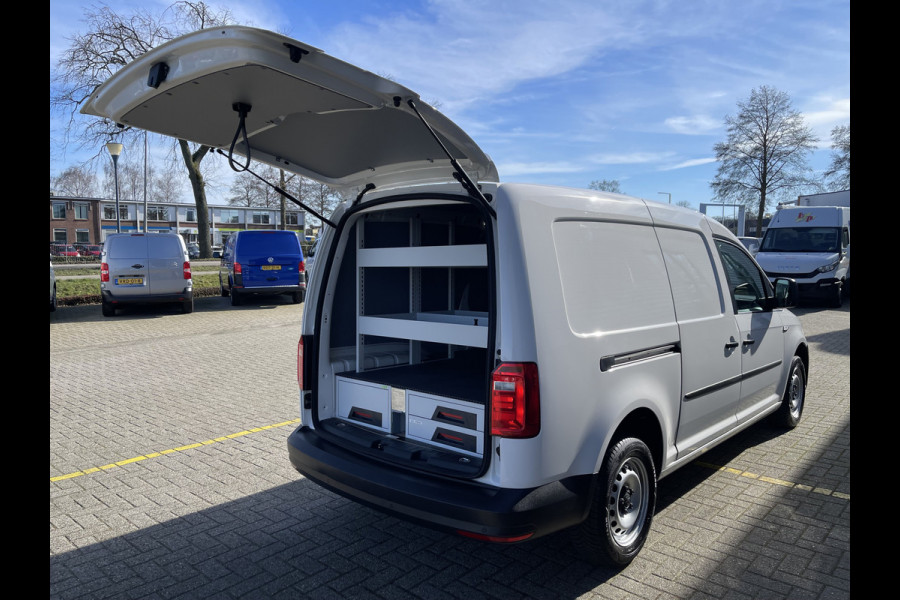 Volkswagen Caddy 2.0 TDI 102pk L2H1 BMT Maxi Comfortline / Flexmo ingerichte laadruimte met omvormer ! / vaste prijs rijklaar € 13.950 ex btw / lease vanaf € 235 / euro 6 / bpm vrij / airco / cruise