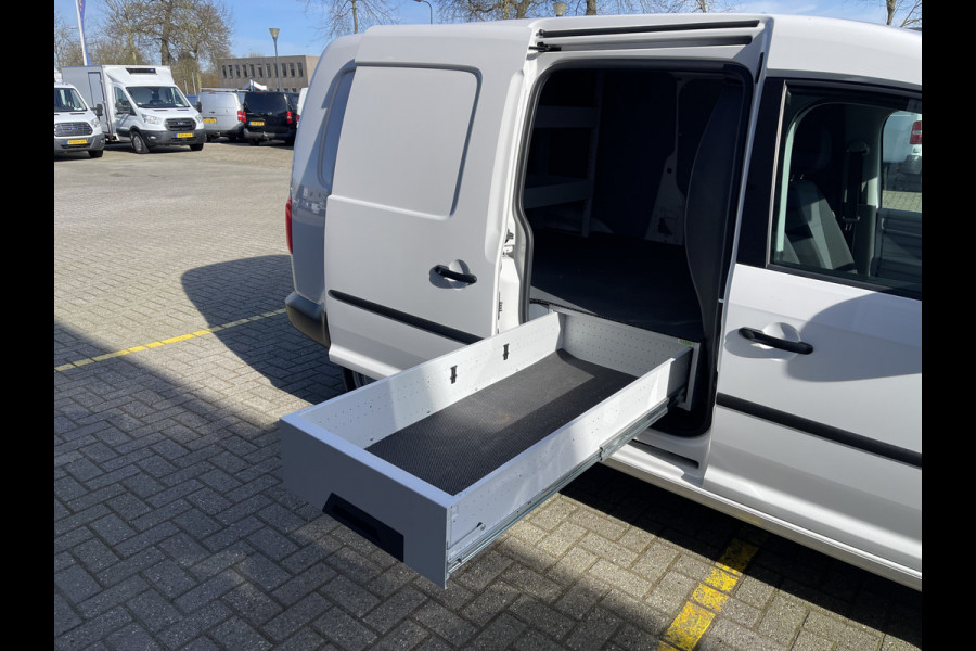 Volkswagen Caddy 2.0 TDI 102pk L2H1 BMT Maxi Comfortline / Flexmo ingerichte laadruimte met omvormer ! / vaste prijs rijklaar € 13.950 ex btw / lease vanaf € 235 / euro 6 / bpm vrij / airco / cruise