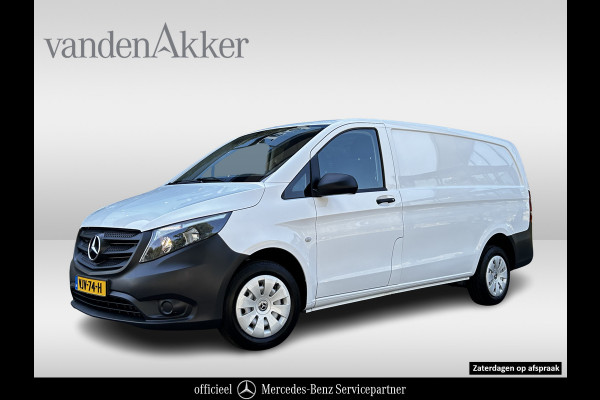 Mercedes-Benz Vito 110 CDI L2 Lang // Trekhaak // Airco // Achterklep // 12 mnd Garantie // Bank // Radio // CV // Betimmering // Wieldoppen