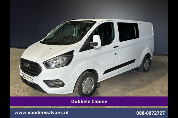 Ford Transit Custom 2.0 TDCI 130pk L2H1 Dubbele Cabine Euro6 inrichting | Airco | 6-Zits | LED | Cruisecontrol | Parkeersensoren Achterklep, 2800kg Trekvermogen