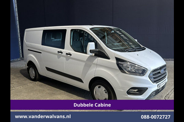 Ford Transit Custom 2.0 TDCI 130pk L2H1 Dubbele Cabine Euro6 inrichting | Airco | 6-Zits | LED | Cruisecontrol | Parkeersensoren Achterklep, 2800kg Trekvermogen