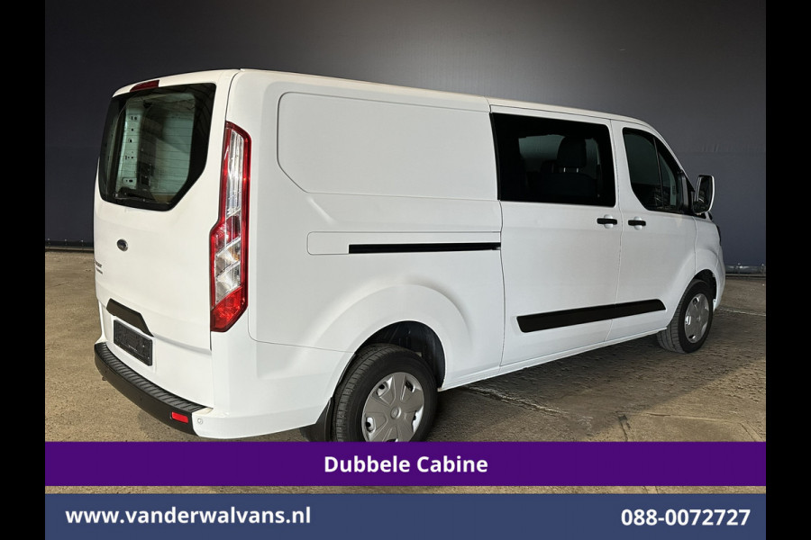 Ford Transit Custom 2.0 TDCI 130pk L2H1 Dubbele Cabine Euro6 inrichting | Airco | 6-Zits | LED | Cruisecontrol | Parkeersensoren Achterklep, 2800kg Trekvermogen