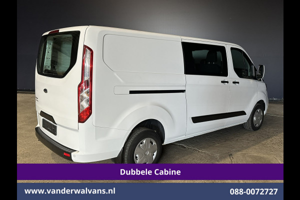 Ford Transit Custom 2.0 TDCI 130pk L2H1 Dubbele Cabine Euro6 inrichting | Airco | 6-Zits | LED | Cruisecontrol | Parkeersensoren Achterklep, 2800kg Trekvermogen