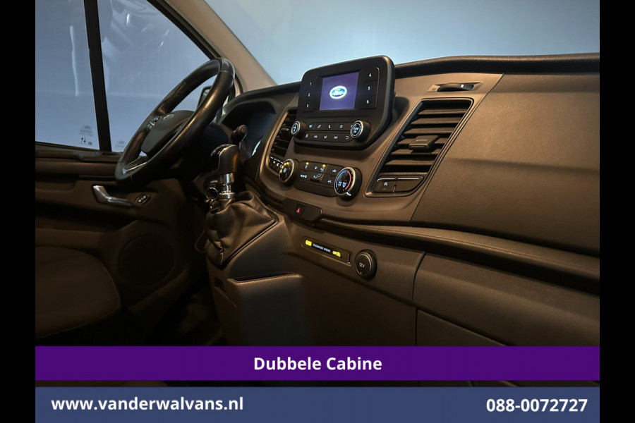 Ford Transit Custom 2.0 TDCI 130pk L2H1 Dubbele Cabine Euro6 inrichting | Airco | 6-Zits | LED | Cruisecontrol | Parkeersensoren Achterklep, 2800kg Trekvermogen