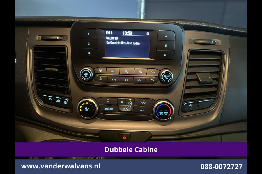 Ford Transit Custom 2.0 TDCI 130pk L2H1 Dubbele Cabine Euro6 inrichting | Airco | 6-Zits | LED | Cruisecontrol | Parkeersensoren Achterklep, 2800kg Trekvermogen