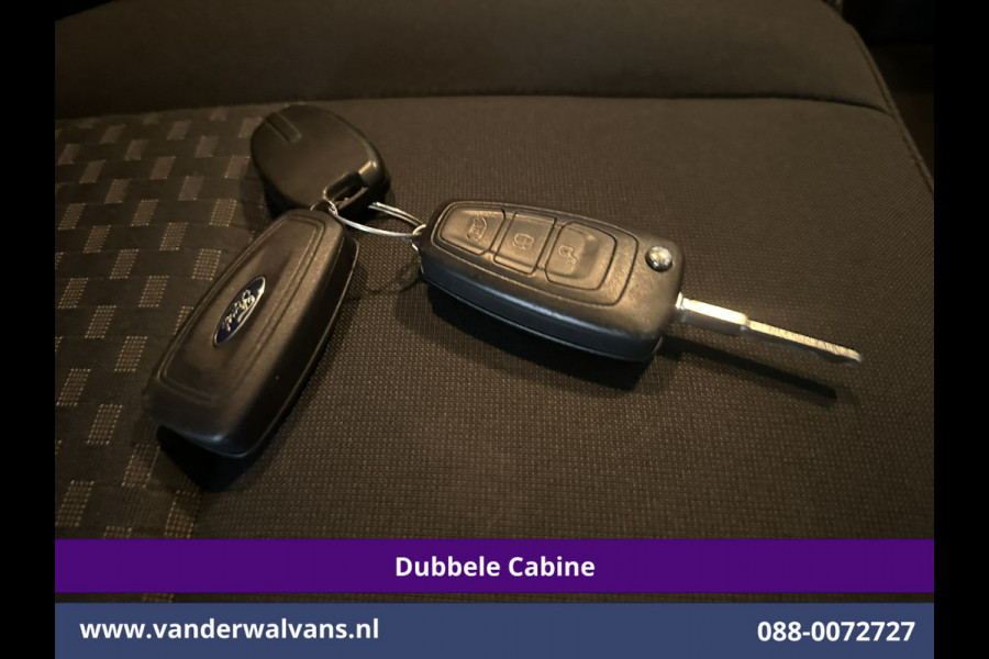 Ford Transit Custom 2.0 TDCI 130pk L2H1 Dubbele Cabine Euro6 inrichting | Airco | 6-Zits | LED | Cruisecontrol | Parkeersensoren Achterklep, 2800kg Trekvermogen