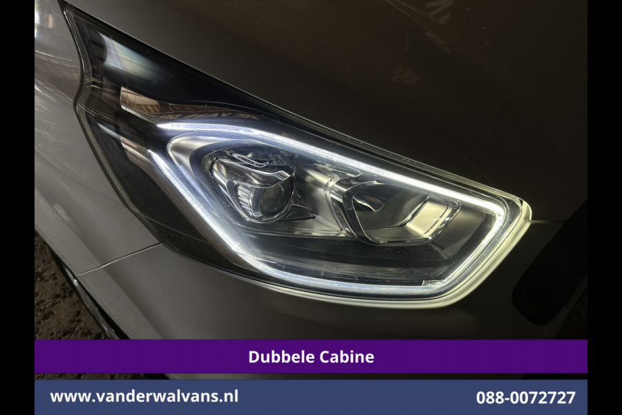 Ford Transit Custom 2.0 TDCI 130pk L2H1 Dubbele Cabine Euro6 inrichting | Airco | 5-Zits | Imperiaal | LED | Cruisecontrol Stoelverwarming, Parkeersensoren, 2800kg trekvermogen