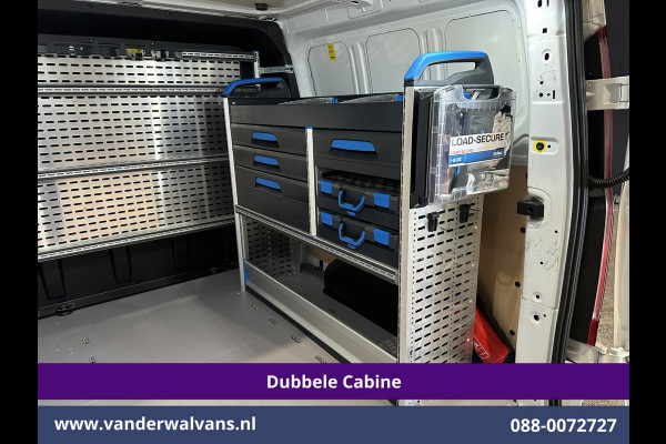 Ford Transit Custom 2.0 TDCI 130pk L2H1 Dubbele Cabine Euro6 inrichting | Airco | 5-Zits | Imperiaal | LED | Cruisecontrol Stoelverwarming, Parkeersensoren, 2800kg trekvermogen