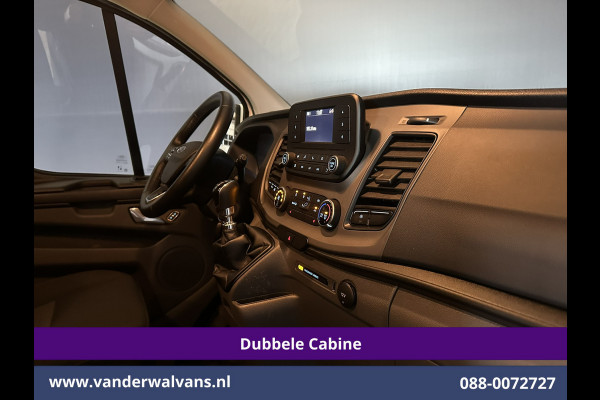 Ford Transit Custom 2.0 TDCI 130pk L2H1 Dubbele Cabine Euro6 inrichting | Airco | 5-Zits | Imperiaal | LED | Cruisecontrol Stoelverwarming, Parkeersensoren, 2800kg trekvermogen