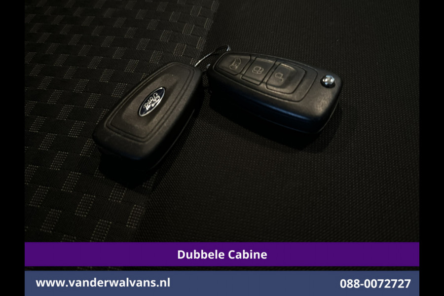 Ford Transit Custom 2.0 TDCI 130pk L2H1 Dubbele Cabine Euro6 inrichting | Airco | 5-Zits | LED | Cruisecontrol Stoelverwarming, Parkeersensoren, Achterklep