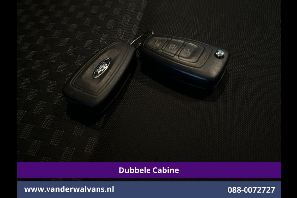 Ford Transit Custom 2.0 TDCI 130pk L2H1 Dubbele Cabine Euro6 inrichting | Airco | 5-Zits | LED | Cruisecontrol Stoelverwarming, Parkeersensoren, Achterklep