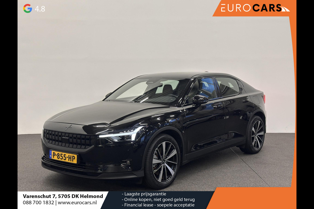 Polestar 2 Long Range Single Motor 78 kWh Airco ECC Navi Carplay PDC VA+ El. Stoel + Memory Full LED Adaptive Cruise Control Pilot Pack