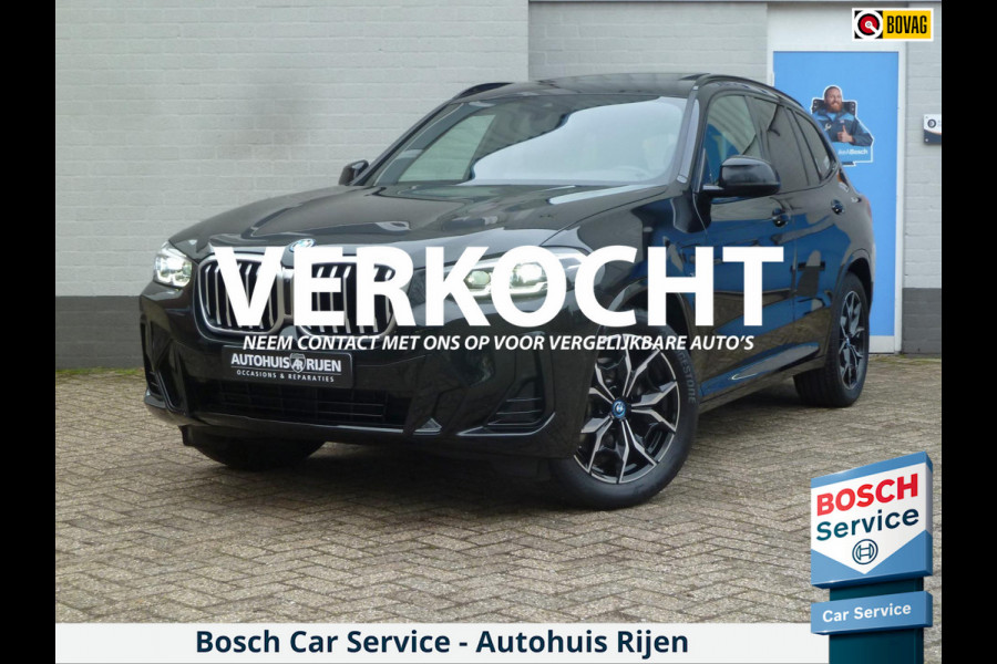 BMW X3 XDrive30e LCI|M-Sport|Panodak|Memory|Leder|Keyless-Entry|Sportstoel|HiFi-Audio|Live-Cockpit-Pro