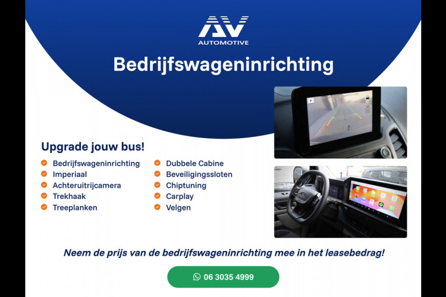 Ford Transit Custom 300 2.0 TDCI L2H1 Raptor Edition | Camera | CarPlay | Trekhaak | Stoelverwarming | Treeplanken | Spoilerkit | PDC V+A | Nieuwe APK