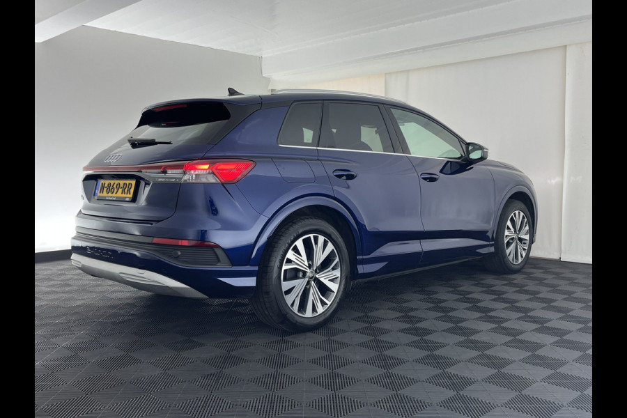 Audi Q4 e-tron 40 Advanced edition 77 kWh [ 3-Fase ] {SOH-92%} (INCL.BTW) Aut.*HEAT-PUMP | NAVI-FULLMAP | MATRIX-LED | KEYLESS | AUDI-SOUND |  DIGI-COCKPIT | DAB | CARPLAY | HEATED-SPORTSEATS | PRIVACYGLASS | CRUISE | 19''ALU*