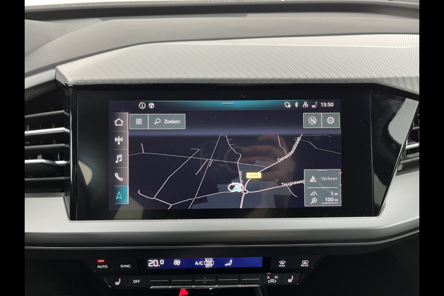 Audi Q4 e-tron 40 Advanced edition 77 kWh [ 3-Fase ] {SOH-92%} (INCL.BTW) Aut.*HEAT-PUMP | NAVI-FULLMAP | MATRIX-LED | KEYLESS | AUDI-SOUND |  DIGI-COCKPIT | DAB | CARPLAY | HEATED-SPORTSEATS | PRIVACYGLASS | CRUISE | 19''ALU*