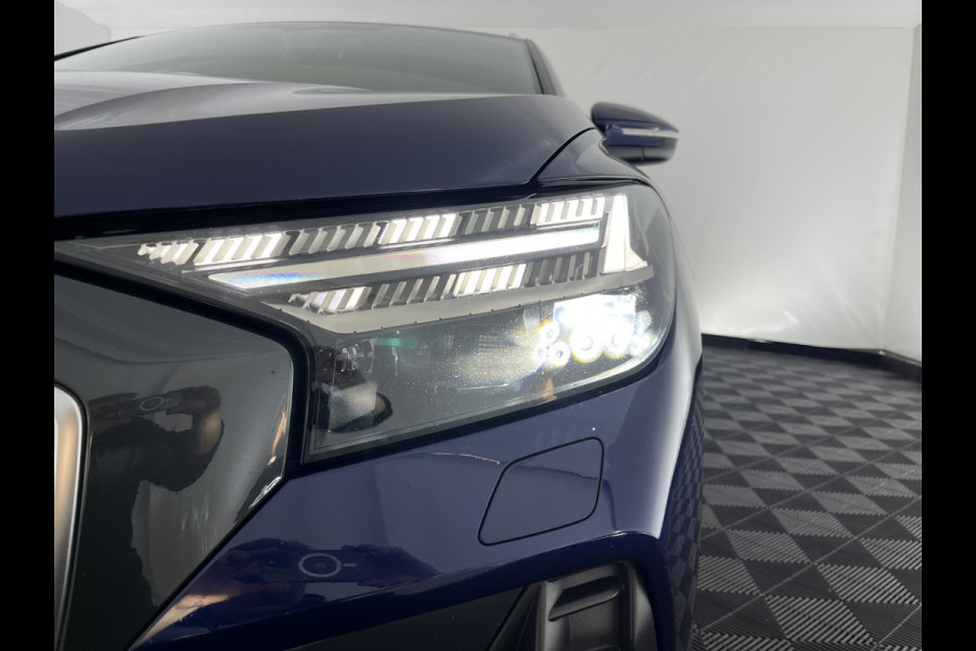 Audi Q4 e-tron 40 Advanced edition 77 kWh [ 3-Fase ] {SOH-92%} (INCL.BTW) Aut.*HEAT-PUMP | NAVI-FULLMAP | MATRIX-LED | KEYLESS | AUDI-SOUND |  DIGI-COCKPIT | DAB | CARPLAY | HEATED-SPORTSEATS | PRIVACYGLASS | CRUISE | 19''ALU*