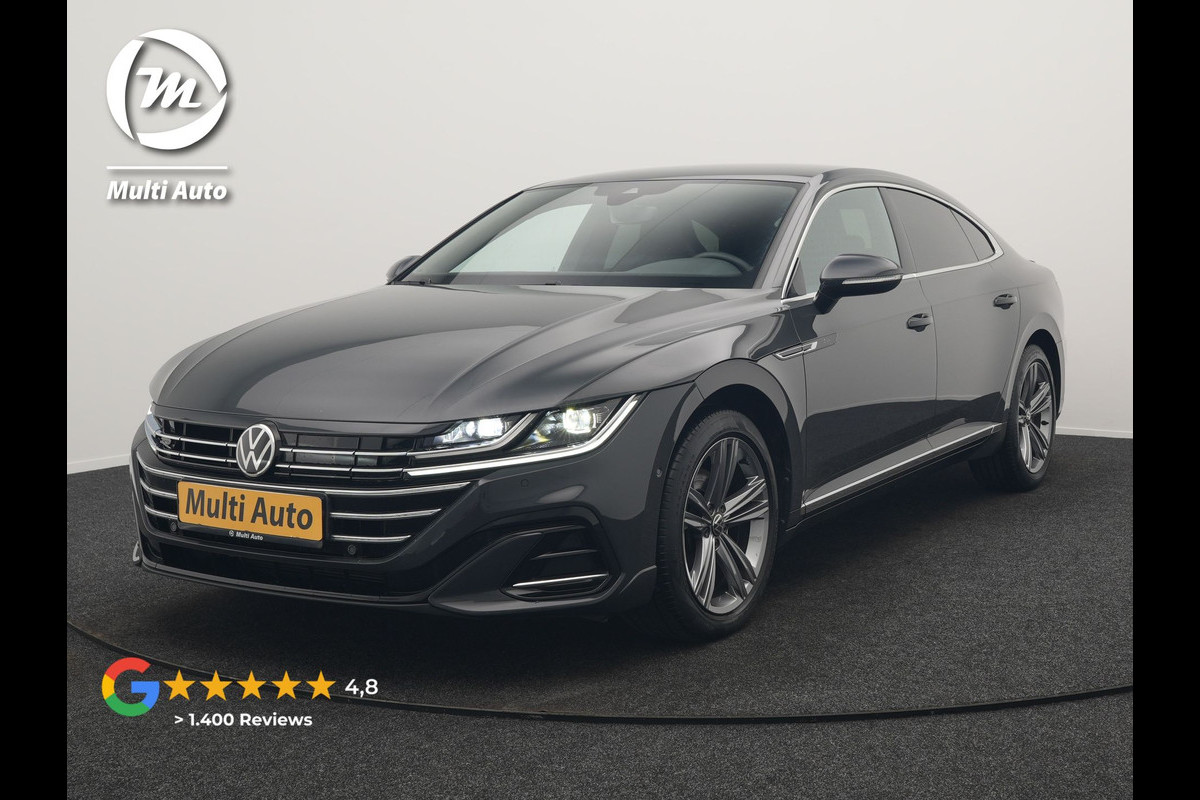 Volkswagen Arteon 1.4 TSI eHybrid R-Line Plug In Hybrid 218pk Dealer O.H. PHEV | Lederen Sportstoelen Memory & Massage | Adaptive Cruise | Camera | Matrix LED | Apple Caplay | Voorstoelen Verwarmd | Blis | Virtual | Navigatie | DAB |