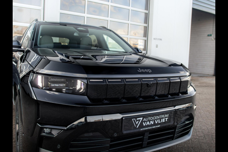 Jeep Compass First Edition 74 kWh | Adapt. Cruise | Camera | Carplay | 20" | Elektr. A-Klep | Navi | Winter Pack | Schuif/Kanteldak | Premium Pack | Conv. Pack | Warmtepomp
