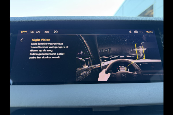 DS DS 4 225pk E-Tense La Première (Elektrisch Schuifdak - Focal Electra - NightVision - 20"- Elektrische klep - Leder incl verwarming/ko