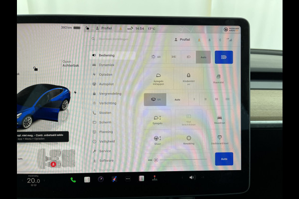 Tesla Model 3 Standard RWD Plus 60 kWh [ 3-Fase-11kW ] {SOH-92%} (INCL-BTW) Aut. *PANO | AUTOPILOT | LEATHER | KEYLESS | FULL-LED | MEMORY-PACK | TOPVIEW | DAB | CARPLAY | DIGI-COCKPIT | LANE-ASSIST | COMFORTSEATS | 19"ALU*